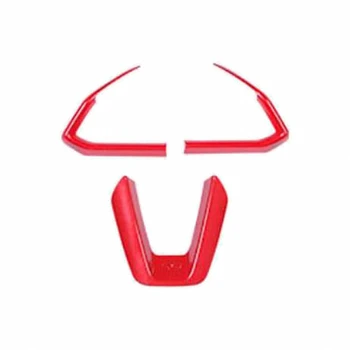 Красный ABS Внутренние Кнопки рулевого колеса Рамка Крышка для Mazda 3 Mazda 6 CX-4 CX-5 CX-9