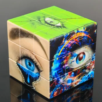 Креативность 3x3 Прозрачный Креативный Волшебный Куб Головоломка Z Cube 3x3x3 Соберите Куб Из Готовых Развивающих Подарков Для Детей