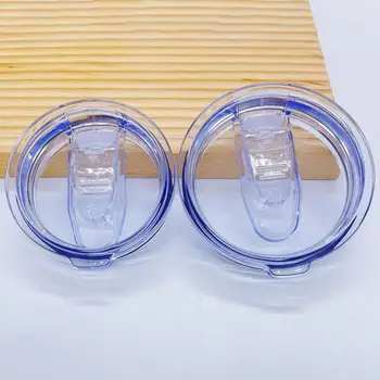 Крышка для чашки 20/30 унций Пластиковая Прозрачная крышка для кружки круглой формы, Сменная Термостойкая Герметичная крышка для стакана, Поставка чашек для дома