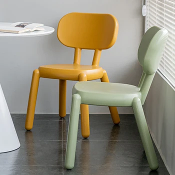 Кухонный Современный обеденный стул с роскошной спинкой Гостиная Спальня Обеденные стулья Офисная Удобная мебель для интерьера Cadeiras De Jantar