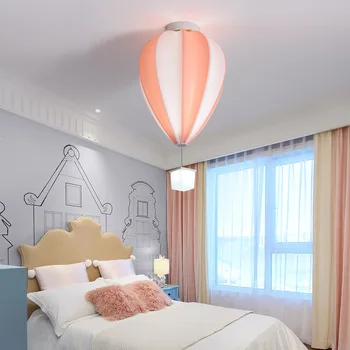 Лампа для детской комнаты с дистанционным управлением, воздушный шар, необычное освещение для детской спальни, светодиодная потолочная люстра, светильник