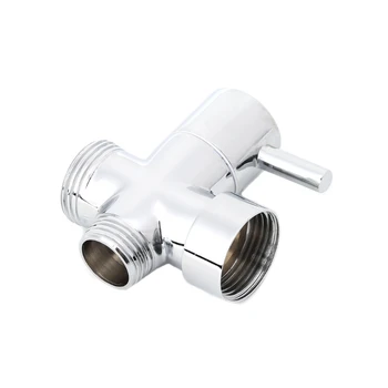 Латунный отводной клапан для душа Универсальная душевая система для ванной комнаты Хром 2-ходовой 50JC