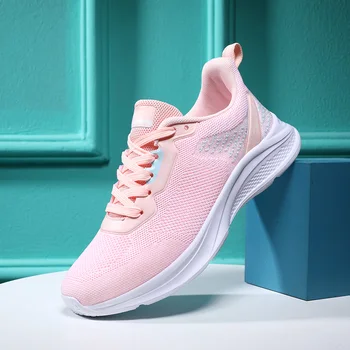 Легкие гоночные кроссовки для марафонского бега, ультралегкие женские спортивные кроссовки для занятий фитнесом на открытом воздухе, розово-серые кроссовки для девочек