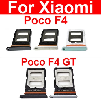 Лоток для sim-карт для Xiaomi POCO F4 F4 GT, слот для SIM-карты, гнездо для держателя карты Micro SD, адаптер для чтения карт Памяти, Запасные части