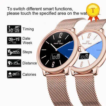 лучший подарок маме жене подруге Bluetooth смарт-часы женские часы Спорт на открытом воздухе Шагомер Умные часы для телефона Android IOS
