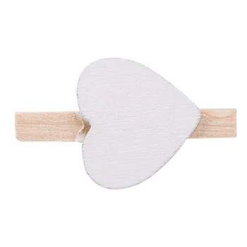 Маленькие мини-деревянные прищепки для одежды/декоративные прищепки с, белый