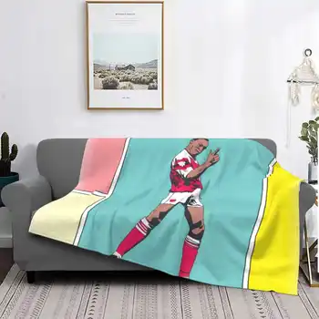 Материал Райта (комический эффект) Креативный дизайн Удобное фланелевое одеяло футбольные канониры