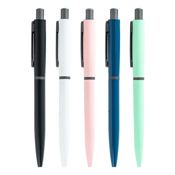 Металлическая ручка для подписи, Выдвижная Шариковая ручка, Подарочная ручка для бизнеса, 1,0 наконечника W3JD