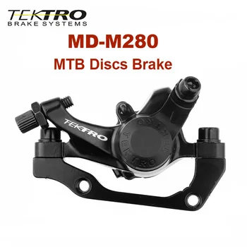 Механический дисковый тормоз TEKTRO MD-M280 MTB TR-160 Роторные тормоза для горных велосипедов Запчасти для шоссейных велосипедов