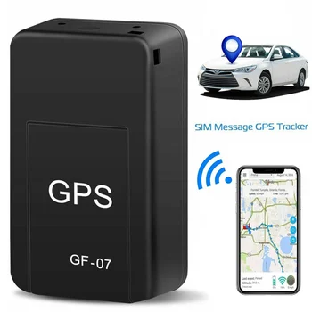 Мини-GPS-трекер GF-07 С магнитным креплением для автомобиля, мотоцикла, отслеживание в реальном времени, Защита от потери, локатор, позиционер SIM-карты, Автоаксессуары