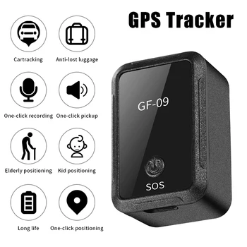 Мини-автомобильный GPS-трекер с защитой от потери устройства отслеживания в режиме реального времени GF09 SIM-позиционер Wifi Магнитный Новый