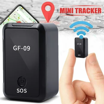 Мини-автомобильный GPS-трекер GF-09 с защитой от потери устройства отслеживания местоположения в режиме реального времени, позиционер SIM-карты GF09, Wi-Fi