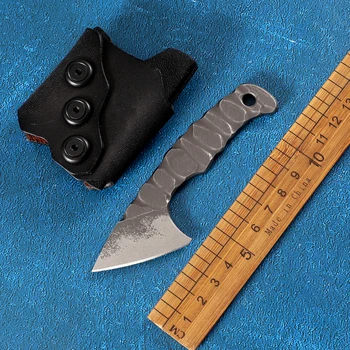 Мини-нож с фиксированным лезвием D2 Blade для охоты на открытом воздухе KYDEX Shapes Инструмент для выживания в кемпинге EDC