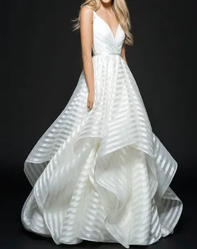 Многослойное плиссированное платье с оборками на подоле, Женские Длинные платья 2023, свадебные платья с открытыми плечами, Boho Bodycon, белые вечерние платья