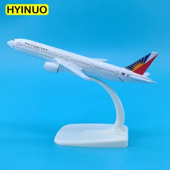 Модель Самолета Air Philippines из Сплава 1:400 B777-300ER с Основанием 16 см, Коллекционный Дисплей, Коллекция Игрушечных Моделей
