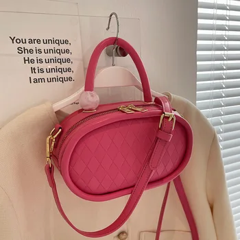 Модная женская сумка через плечо, летняя новая популярная универсальная женская сумка через плечо, маленькая круглая сумочка