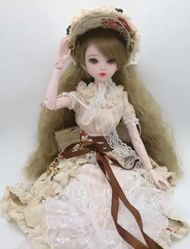 Модный стиль 1/3 BJD кукла 56 см женская пластиковая шарнирная подвижная кукла включает в себя кукольную одежду