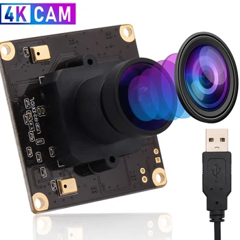 Модуль камеры ELP 4K USB с Высокой Частотой кадров 3840x2160 30 кадров в секунду Fisheye CMOS IMX317 Mini PCB Camera USB