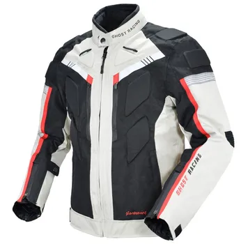 Мотоциклетная куртка, Светоотражающая куртка для мотокросса с высокой видимостью, Защитная куртка для гонок на мотоцикле four seasons