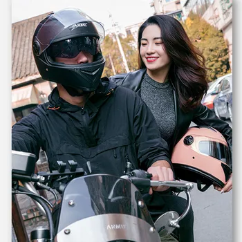 Мотоциклетный шлем с Googles Мотоциклетный аварийный мото-шлем Casco Moto Мотоциклетный гоночный полнолицевой шлем с HD Googles