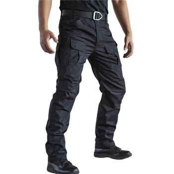 Мужские военные тактические брюки с несколькими карманами, Водонепроницаемые боевые штаны для бега трусцой, мужские повседневные брюки, горячие