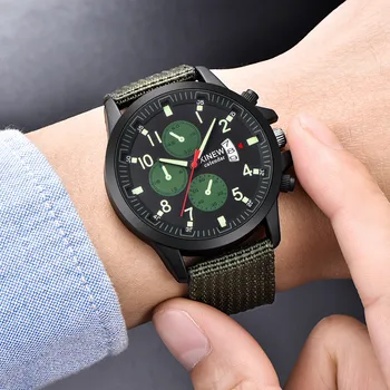 Мужские наручные часы Military Steel с военной датой, аналоговые кварцевые армейские повседневные часы, модные изящные наручные часы для мужчин Relógio