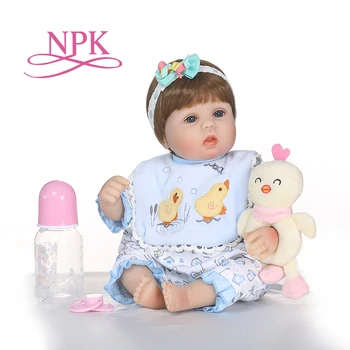 Мягкие силиконовые куклы bebes Reborn Baby со спальным мешком, Игрушка для девочки, подарок новорожденному на День рождения, Рождественский подарок детям перед сном.