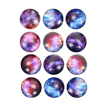 Набор из 12 сенсорных шариков Galaxy для снятия стресса, сжимания, беспокойства, непоседы для детей с космической тематикой