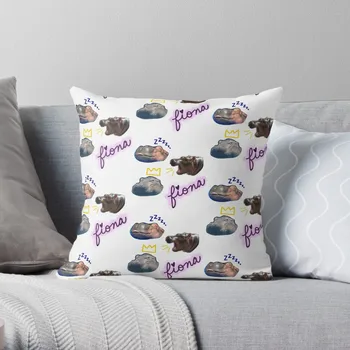 Накладка на подушку с бегемотом Фионой, роскошные декоративные подушки для роскошного дивана