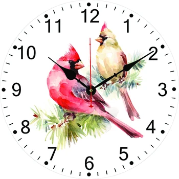 Настенные часы Robin Bird Современный дизайн, украшение гостиной, спальни, офиса, кухонные часы, художественные настенные часы, домашний декор