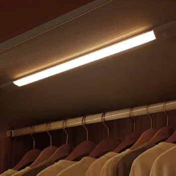 Настенный светильник Креативный современный Датчик для украшения шкафа Перезаряжаемый ночной Шкаф для кухни, спальни, гардероба, внутреннего освещения