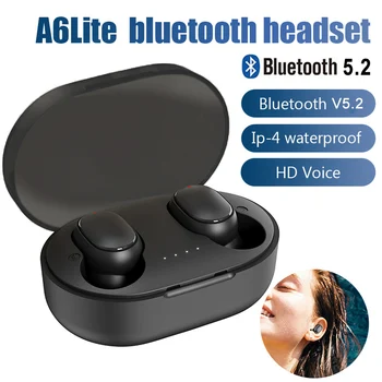 НОВЫЕ Беспроводные Наушники TWS Bluetooth 5.2 Наушники 9D Со Стереозвуком, Спортивные Водонепроницаемые Наушники Длительного Ожидания С Микрофоном