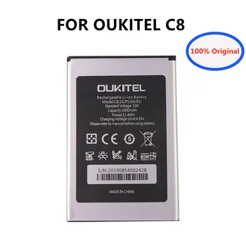 Новый Высококачественный Аккумулятор для телефона Oukitel C8 емкостью 3000 мАч Для Oukitel C8 C8 (1ICP5/56/82) Сменный Перезаряжаемый Аккумулятор В наличии