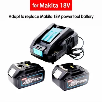 Новый Модернизированный Аккумулятор 18V 6000mAh для Электроинструментов Makita BL1860 BL1850 BL1840 BL1830 Сменный Литиевый Аккумулятор