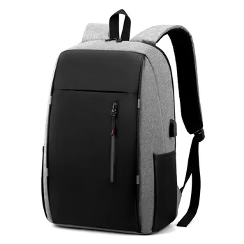 Новый мужской деловой рюкзак, 17,3-дюймовая сумка для ноутбука с USB-зарядным устройством, мужская многофункциональная сумка через плечо для компьютера, ноутбука