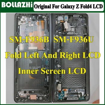 Новый Оригинальный Fold4 5G ЖК-Внутренний экран Для Samsung Galaxy Z Fold 4 F936B F936U ЖК-дисплей С Сенсорным Экраном Digitizer В сборе + Рамка