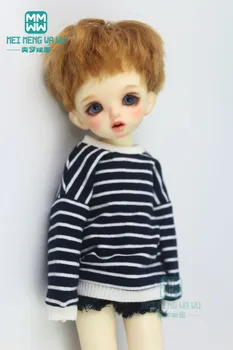 Одежда для куклы Футболка в полоску, свитер-пуловер для куклы 27-30 см 1/6 BJD YOSD MYOU аксессуары для кукол