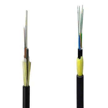 одномодовый волоконно-оптический кабель с 48-жильной антенной adss, fibra optica 6 hilos adss, кабель de fibra optica adss