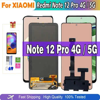 Оригинал Для Redmi Note 12 Pro 4G Lcd Touch 2209116AG Экран В Сборе Для Xiaomi Redmi Note 12 Pro 22101316C Дигитайзер Экрана