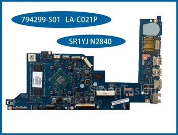 Оригинальная 794299-501 для HP Stream X360 11-P Материнская плата Ноутбука APT10 LA-C021P 2 DDR3 DIMM SR1YJ N2840 100% Протестирована
