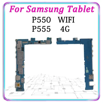Оригинальная материнская плата для Samsung Galaxy Tab A 9.7 P550 WIFI P555 4G Разблокированная материнская плата Android Логическая плата протестирована Хорошая пластина