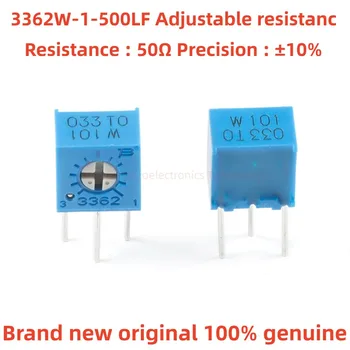 Оригинальный 3362W-1-500LF 3362W-1-500 50Ω ± 10% ± 100ppm/℃ 3362 Прецизионное регулируемое сопротивление потенциометра