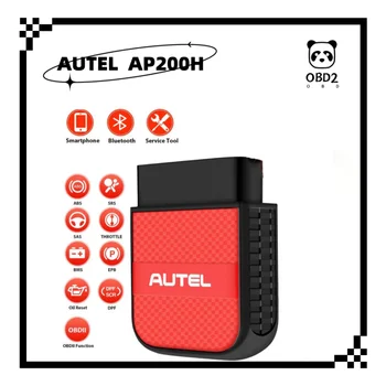 Оригинальный Автомобильный Диагностический Инструмент AUTEL MaxiAP AP200H Wireless Bluetooth OBD2 Scanner С Системами Двигателя/Трансмиссии/SRS и ABS