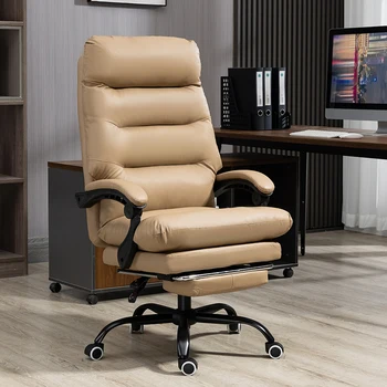 Офисное кресло Nordic Диван для гостиной Кожаное дизайнерское кресло для спальни Современное глубокое кресло Компьютер Fauteuil Мебель для дома GXR34XP