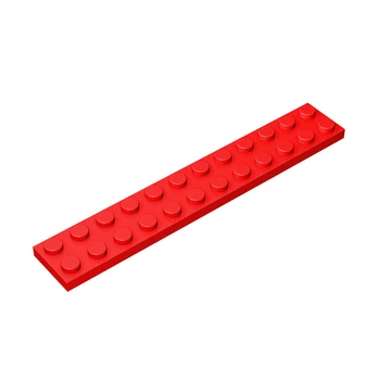 Пластина Gobricks GDS-515 2x12 совместима с 2445 детскими игрушками building block Particles Plate DIY