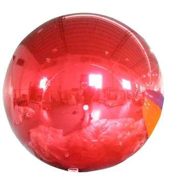 Подгонянный серебряный надувной хромированный шар размером 1 м/1,5 м /2 м, зеркальный шар для дискотеки, надувной зеркальный шар для ночного клуба
