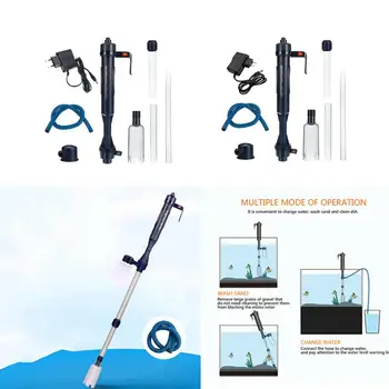 Практичный сифон для воды Инструмент для чистки Durabloe Инструмент для рыбы Насос для фильтрации воды Электрический Сифон для продажи