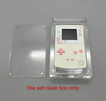 Прозрачная магнитная акриловая коробка для хранения для игровой консоли GBC, чехол, подставка для дисплея, игровые аксессуары