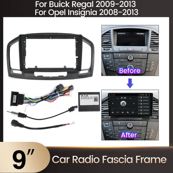 Рамка для автомобильного Android-радио для Buick Regal Opel Insignia 2008-2013, панель приборной панели, 16-контактный кабель питания, адаптер Canbus Box