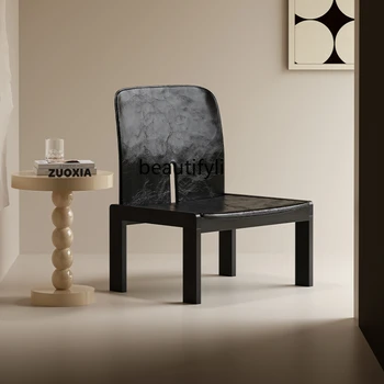 Ретро-одноместный диван-кресло для дома, гостиной, отдыха, кресло из массива дерева, Скандинавский простой стул